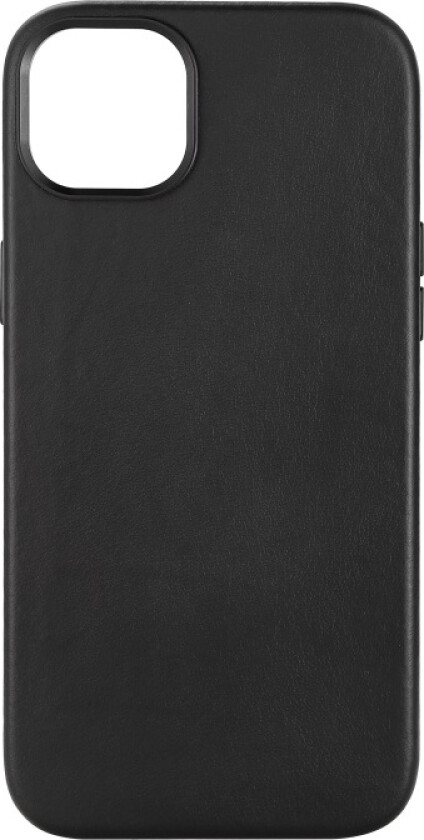Essentials iPhone 14 Plus Leather Mag back cover, Black