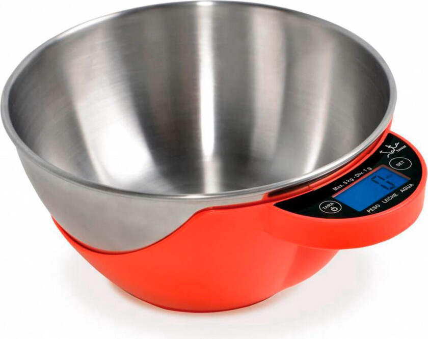 kjøkkenvekten JATA 765 Rød 5 kg 1,8 L