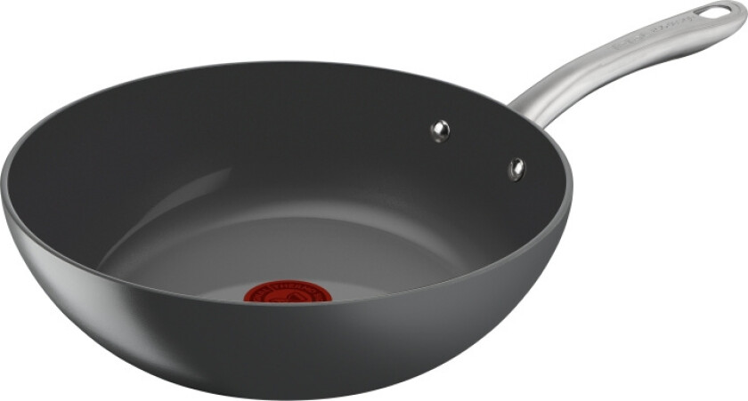 Renew+ C4241953, Rund, Wok-/stekepanne, Grå, Keramisk, Aluminium, 3,67 l