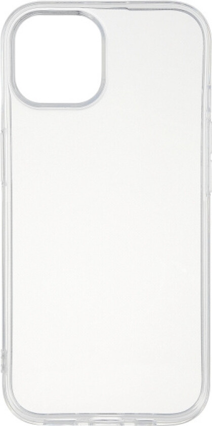 Essentials iPhone 15 TPU back cover, transparent