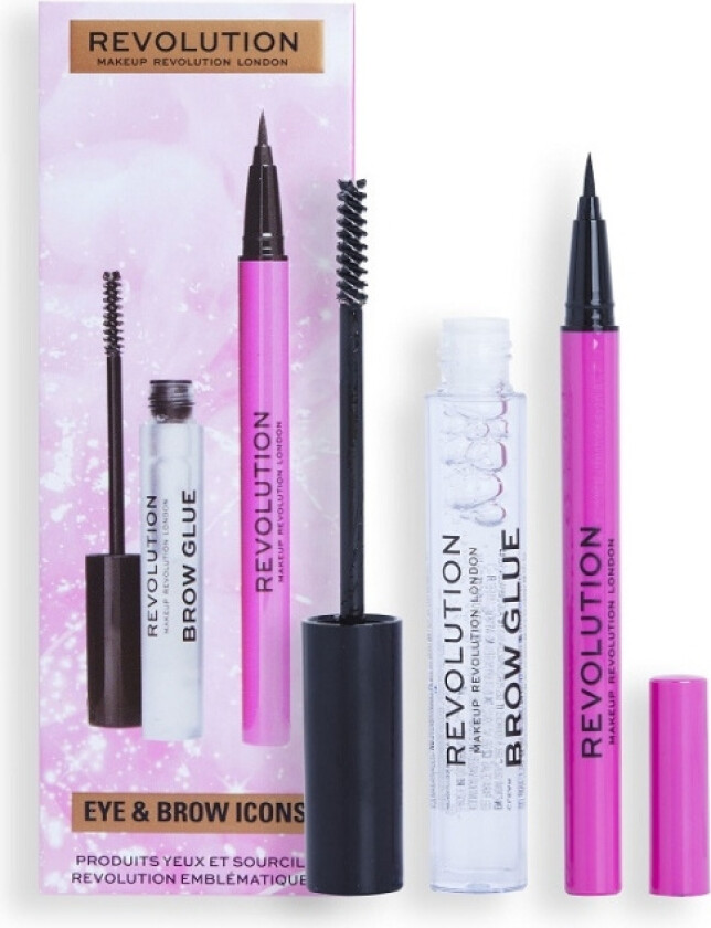 Sminkesett Revolution Make Up Eye & Brow Icons 2 Deler