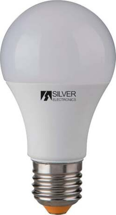 Sfærisk LED Lyspære Silver Electronics 980927 E27 10W Varm lys 10 W