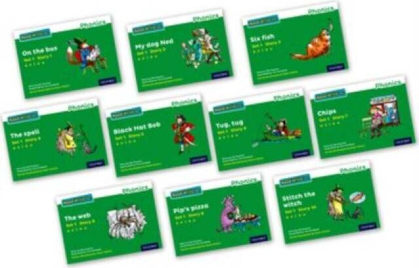 Read Write Inc. Phonics: Green Set 1 Core Storybooks (Mixed Pack of 10) av Gill Munton
