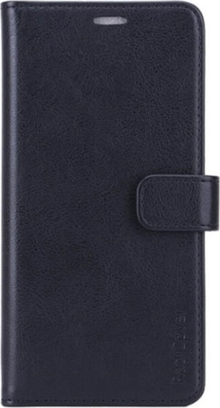 Radiation protected Mobilewallet PU Samsung A42 Flipcover Black 3-Led RFID