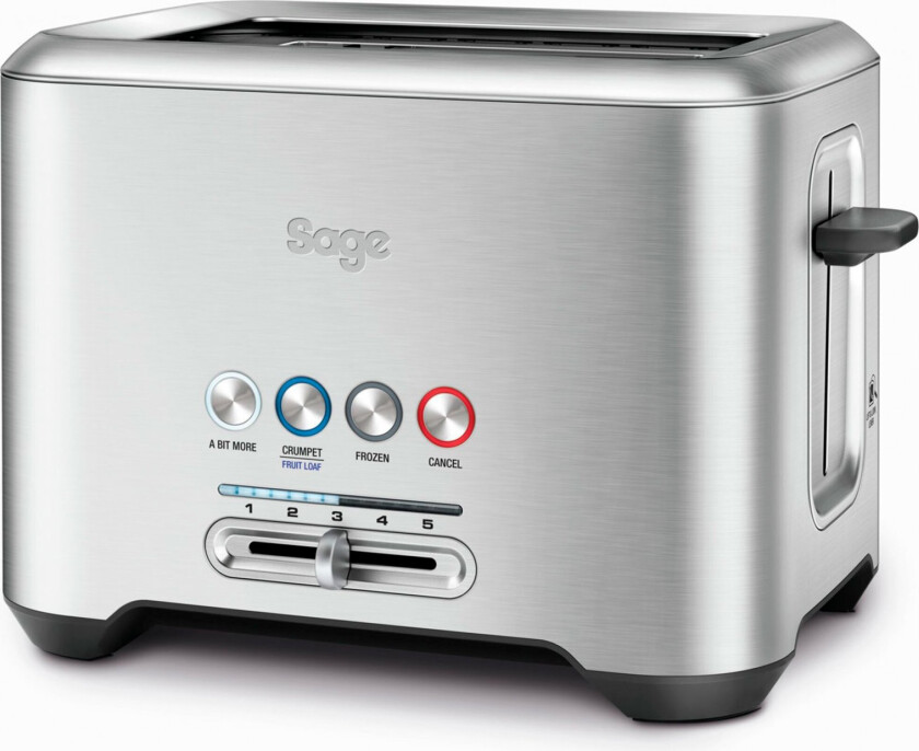 Sage STA720BSS2EEU1, 2 skiver, Rustfritt stål, Rustfritt stål, Rotasjon, LED, 1000 W