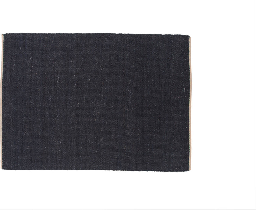 Kali teppe 240x170 cm jute svart.