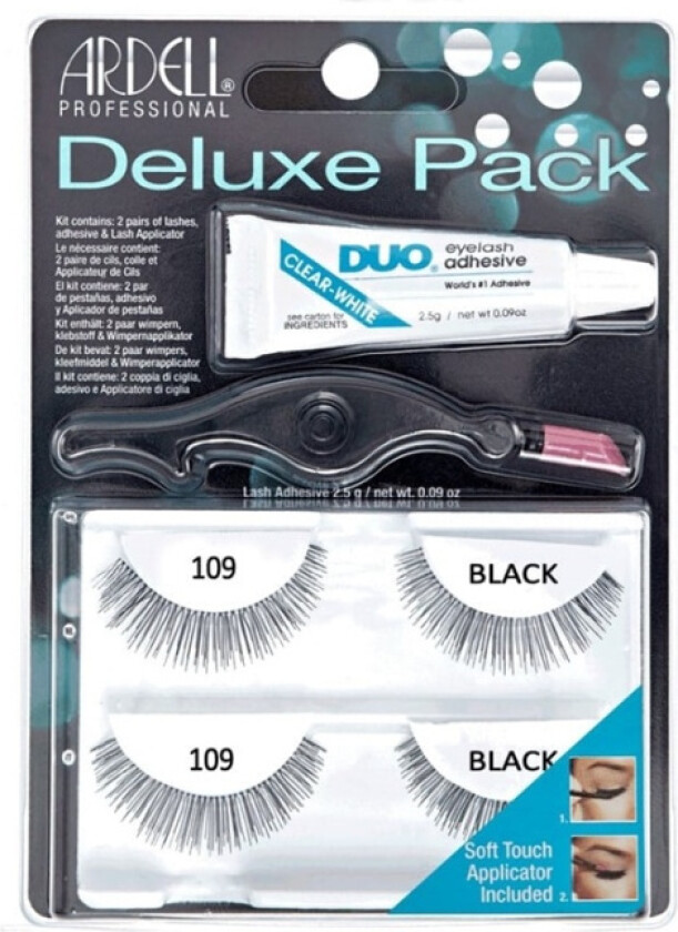 Ardell Eyelash Deluxe Pack 109 Black