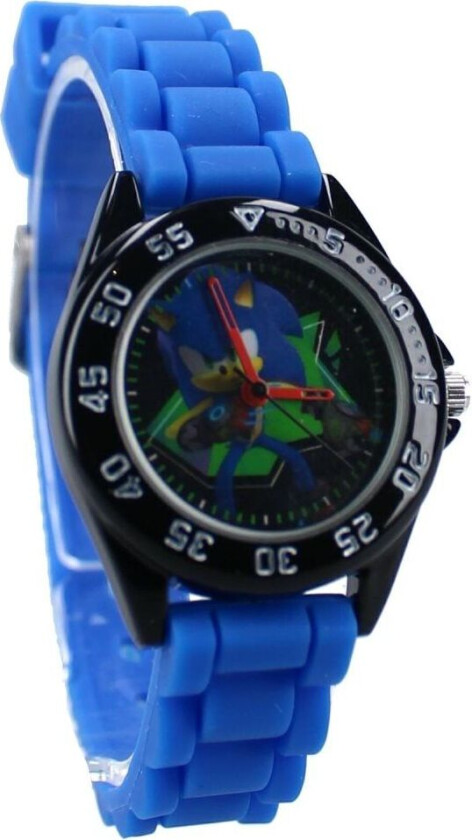 Barneklokke sonic analog armbåndsur the hedgehog klokke