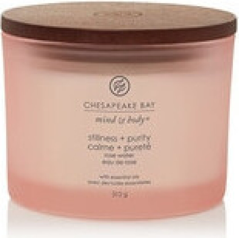 Duftlys med tre veker Stillhet & Renhet 312 g