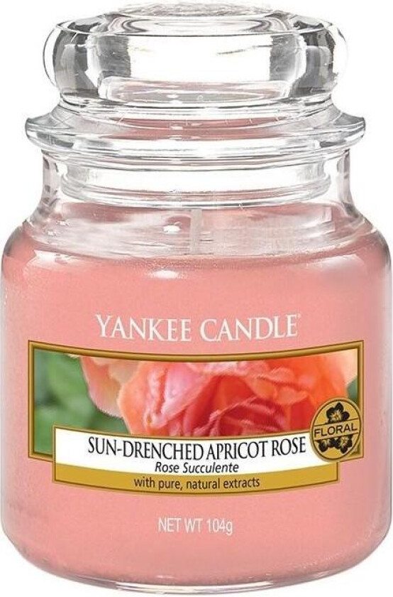 Yankee Candle Classic Small Jar Sun-Drenched Apricot Rose 104g