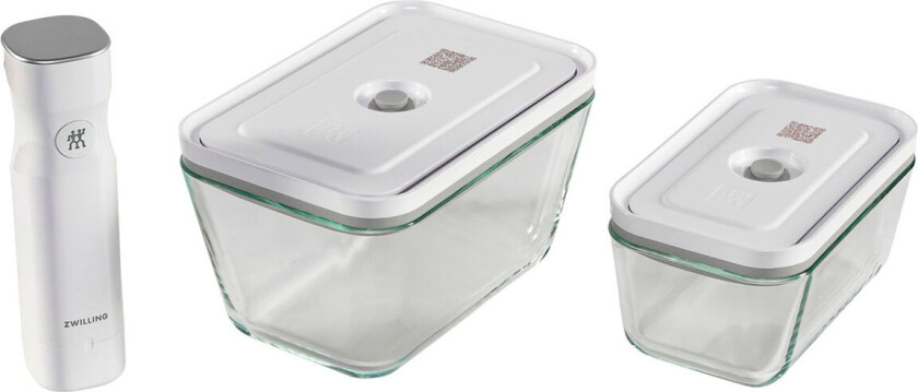 ZWILLING FRESH & SAVE, Vakuum startsett, Glas, 7-deler
