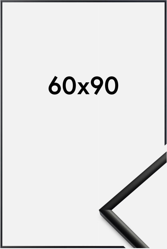 Ramme New Lifestyle Akrylglass Matt Svart 60x90 Cm