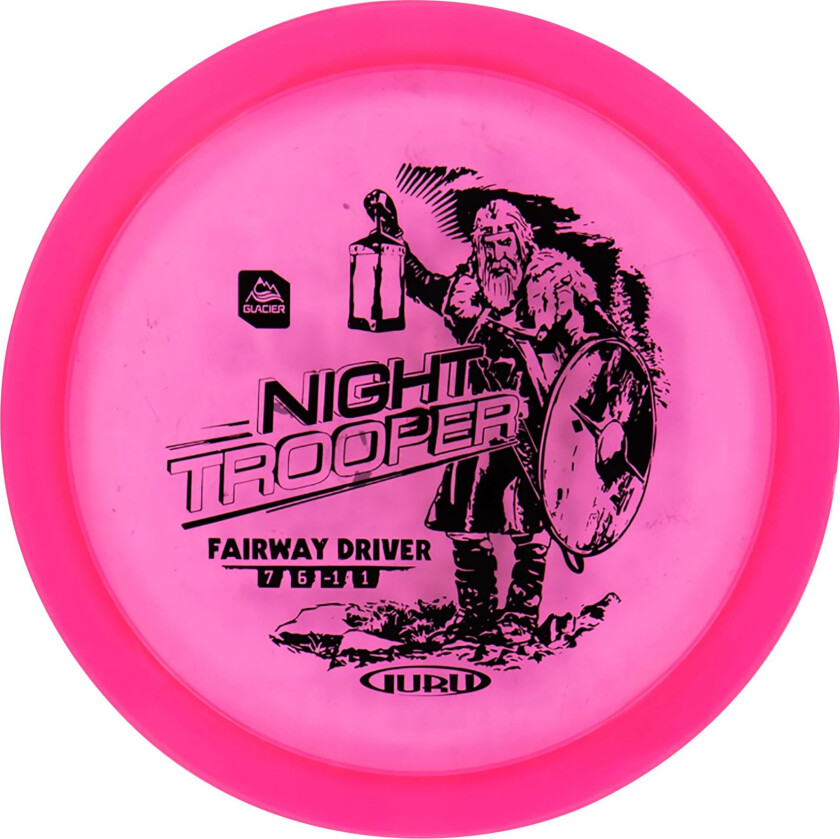 Glacier Line Driver Night Trooper, 170-175g, driver til frisbeegolf Pink