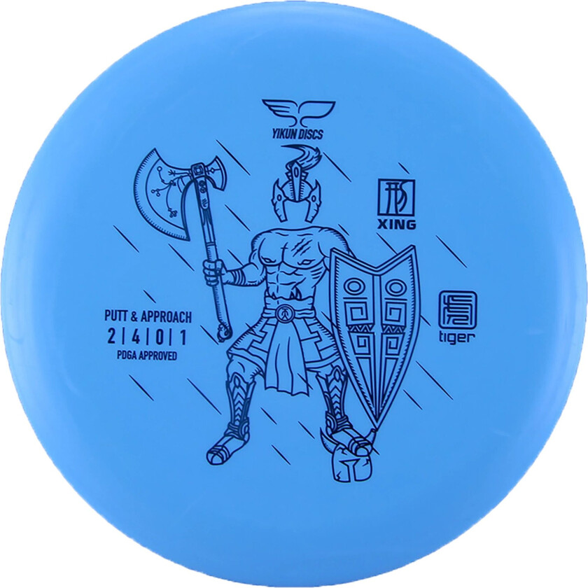 Tiger Line Putter XING, 165-170g, putter frisbeegolf blue