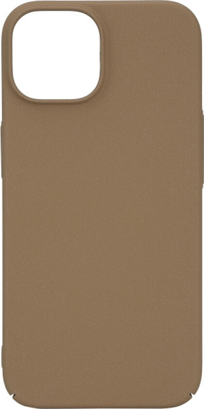 Essentials iPhone 15 sand bursted back cover, beige