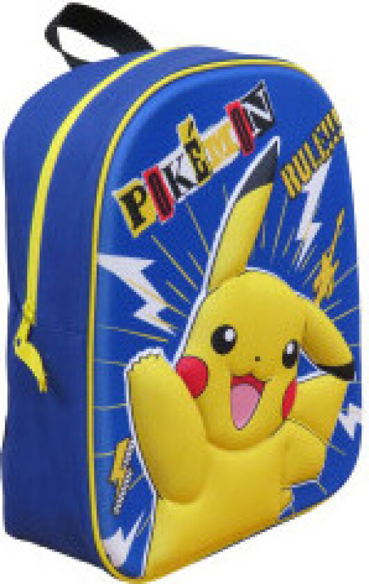 Pokemon Pikachu 3D-ryggsekk 30 cm