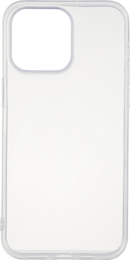 Essentials iPhone 15 Pro Max recycled TPU back cover, transparent