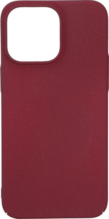 Essentials iPhone 15 Pro Max sand bursted back cover, burgundy