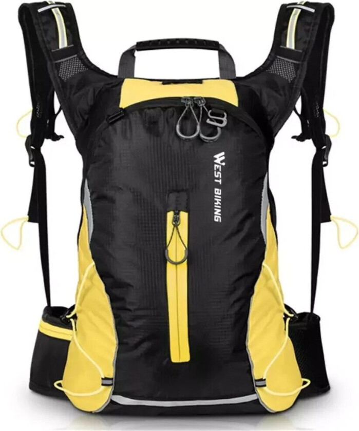 West Biking Ryggsekk (16L) - Svart / Gul