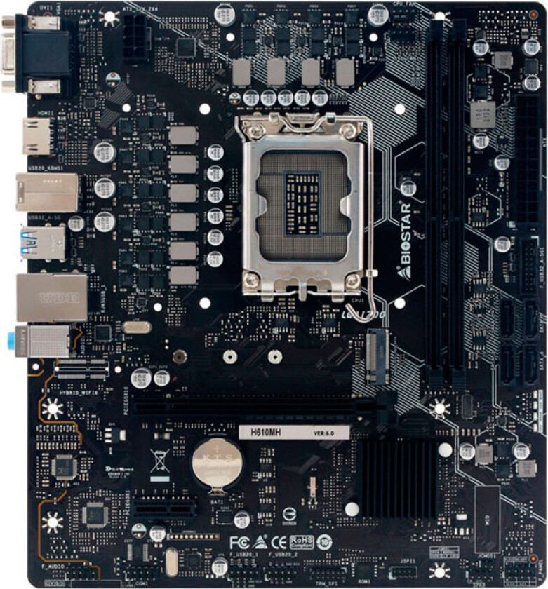 Hovedkort Biostar H610MH D5