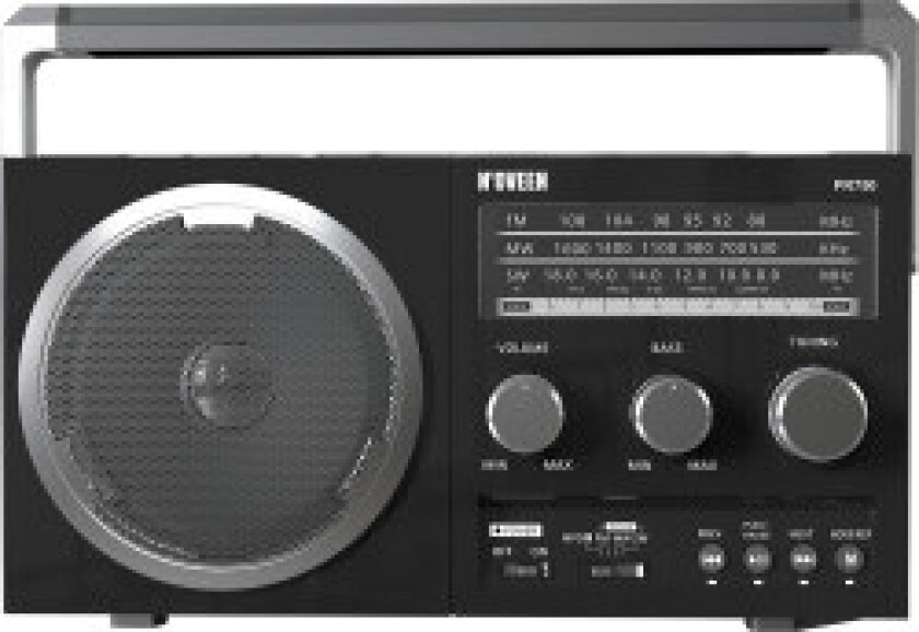 Radio N'oveen PR750 Svart