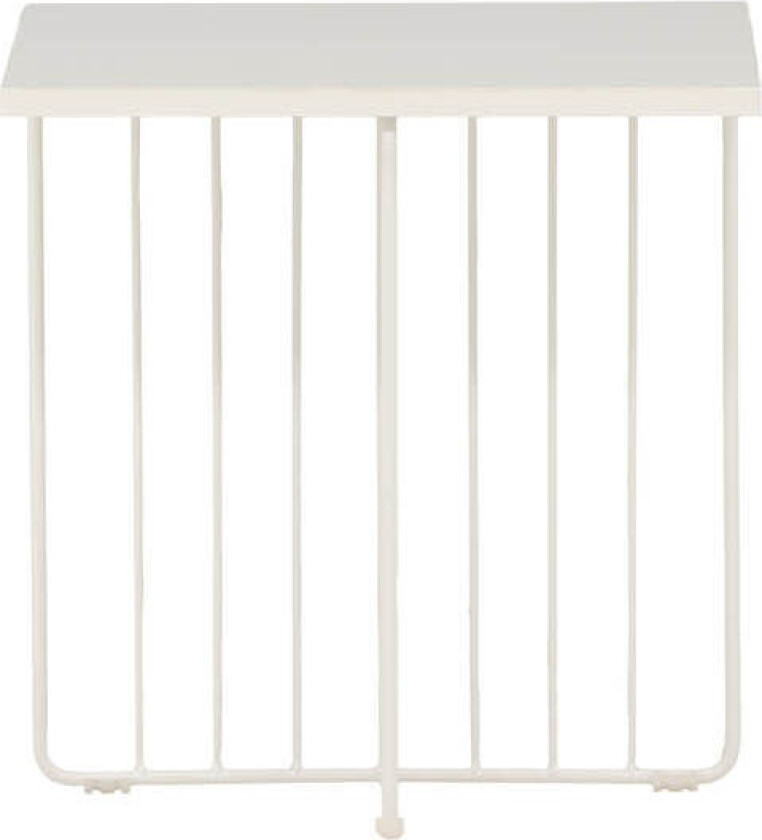 Dayton hjørnebord 40x40cm hvit.