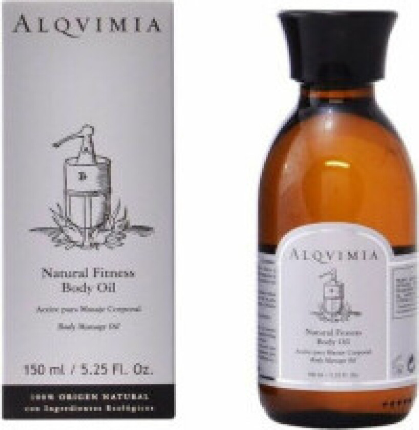 Massasjeolje Natural Fitness Body Oil Alqvimia (150 ml)