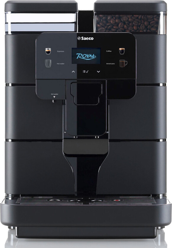 New Royal Black, Espressomaskin, 2,5 l, Kaffe bønner, Innebygd kaffekvern, 1400 W, Sort