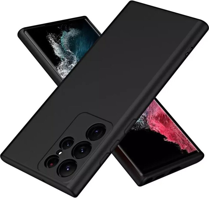 Samsung Galaxy S23 Ultra Silikon Deksel - Svart