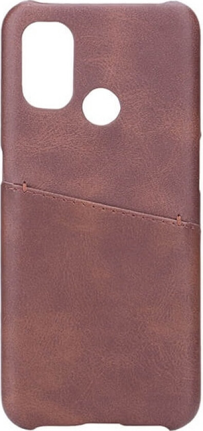 Mobile Cover Brown with Cardpocket Oneplus Nord N100