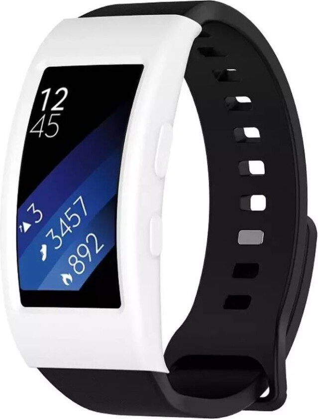 Samsung Gear Fit2 Pro Silikon Deksel - Smartklokke - Hvit