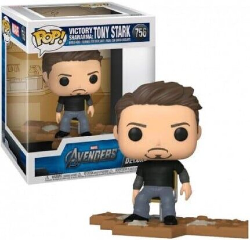 - Deluxe: Marvel Avengers (Tony Stark Victory Shawarma) POP! - Figur