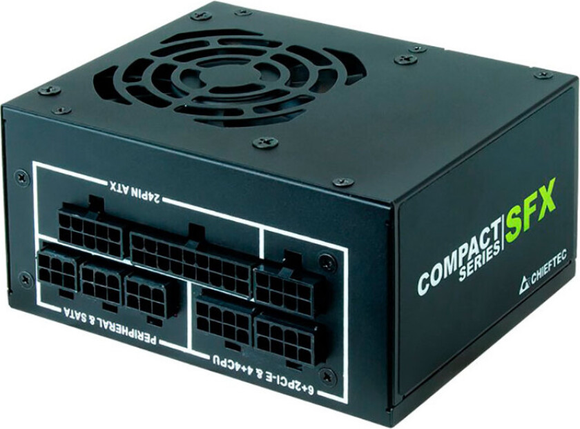 Compact Series Strømforsyning (PSU) - 650 Watt - 80 mm - 80 Plus Gold sertifisert