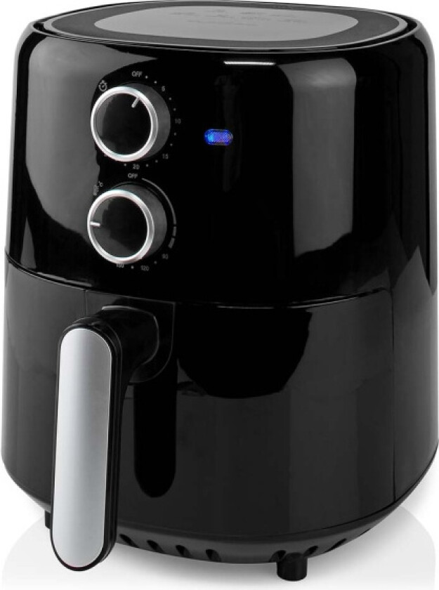 KAAF130BK, Varmluftsfrityr, 3 l, 80 °C, 200 °C, 30 min, Single/enkelt