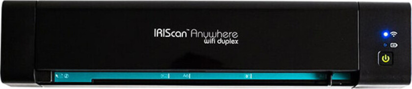 IRIS IRIScan Anywhere 6 Wifi Duplex - Dokumentskanner - Contact Image Sensor (CIS) - Dupleks - maks. skannebredde: 21.6 - A4/Letter - 600 dpi - inntil 500 skann pr. dag - USB, Wi-Fi