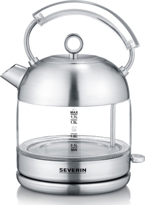 Bilde av Severin WK 3459 - Kjele - 1.7 liter - 2400 W - børstet rustfritt stål / glass