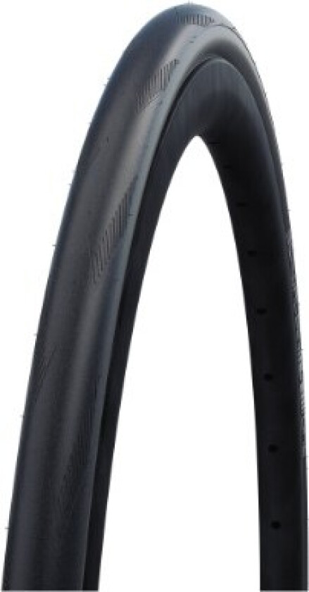 SCHWALBE One Non folding tire (28-451) Black, ADDIX, RaceGuard, PSI max:115 PSI, Weight:405 g