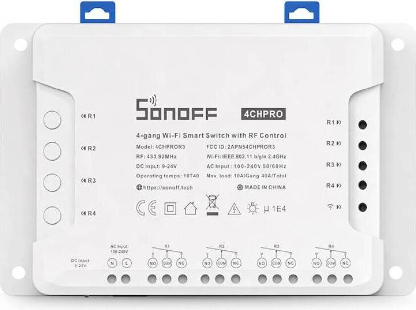 4CHPROR3, Smartbryter, Trådløs, 2483 MHz, Hvit, WPA, WPA2, 120 - 240 V