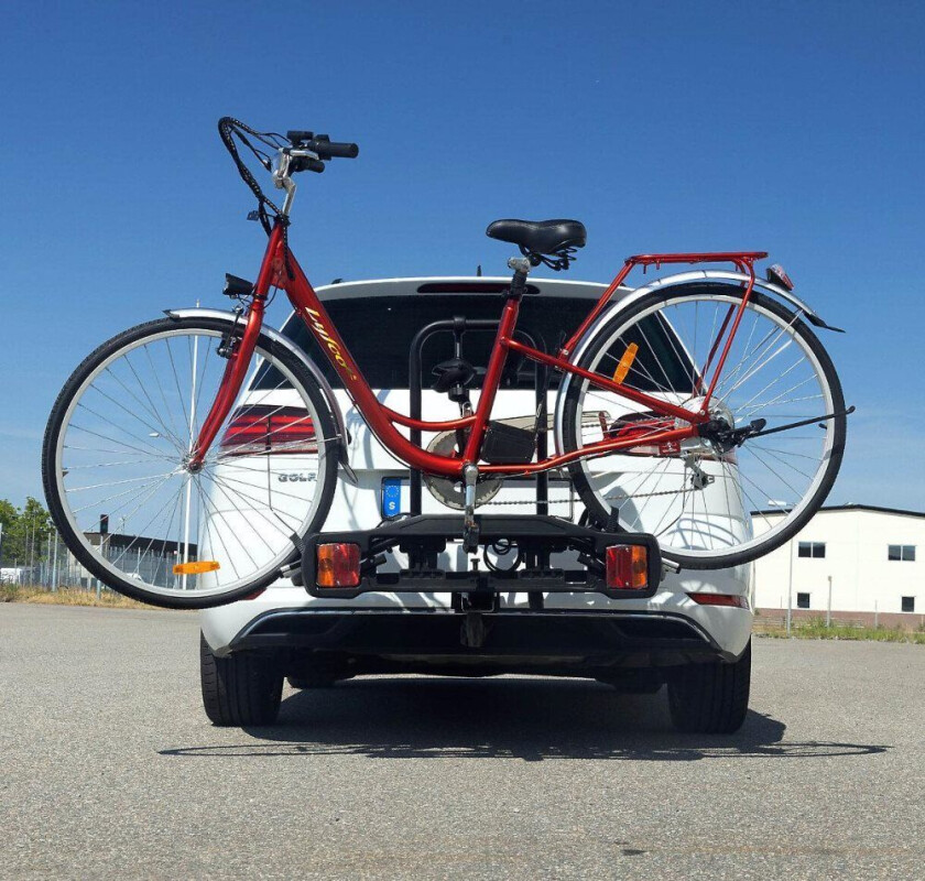 Sykkelholderbil med lys For 2 sykler