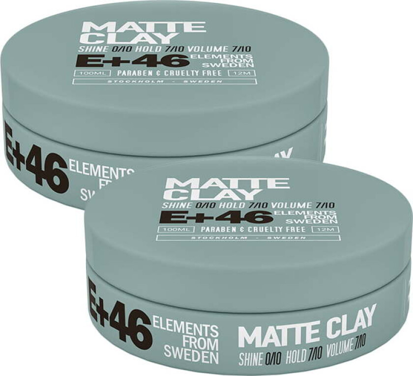 2-pack E+46 Matte Clay 100ml