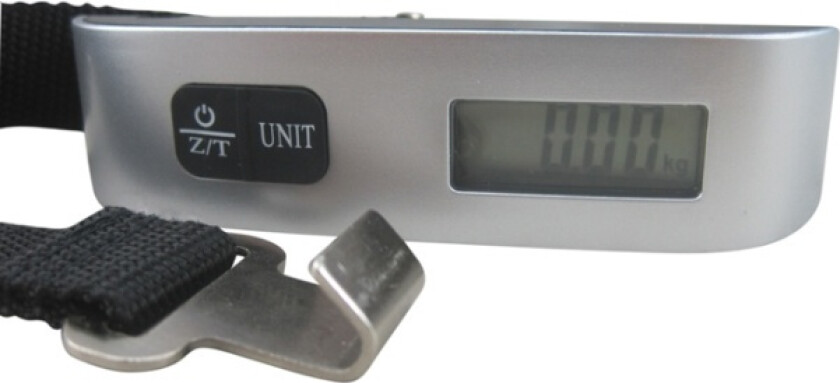 Bilde av Digital bagasjevekt med innebygd termometer