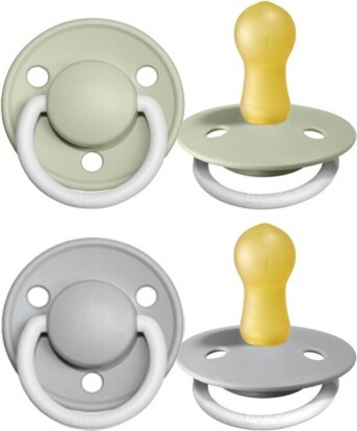 De Lux Latex Sutter Glow 2-pack Round Sage/Cloud str. Str. 2