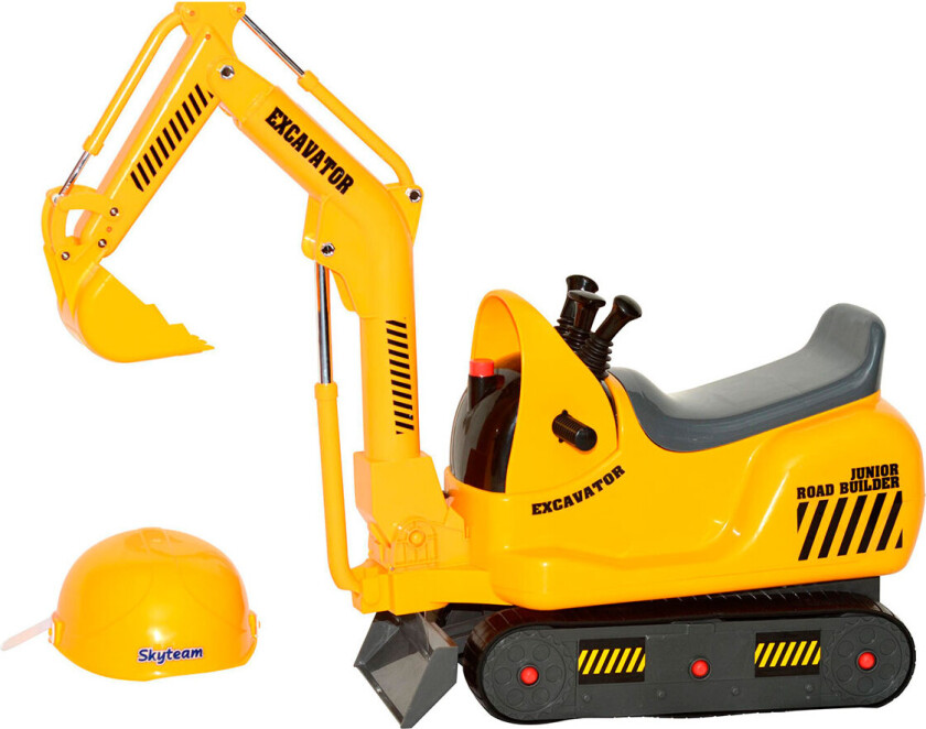 Ride On Excavator w. Helmet