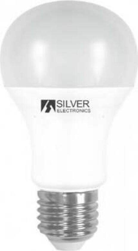 Sfærisk LED Lyspære Silver Electronics 981527 E27 15W