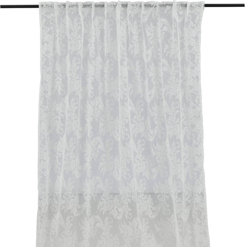 gardin 1 stk. 240x140cm hvit.