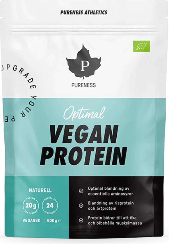 Athletics Optimal Eko Veganskt Protein Naturell 600 g