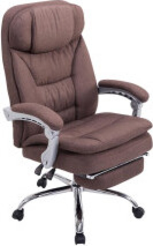 XL kontorstol Troy stoff brun