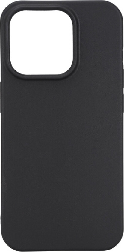 Essentials iPhone 15 Pro TPU back cover, 99% recycled, black