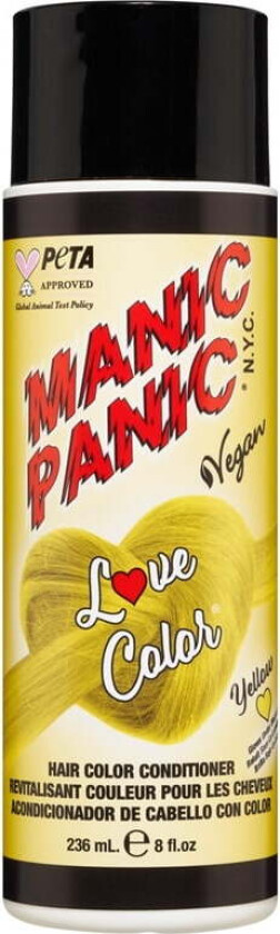 Manic Panic Love Color® Hair Color Conditioner Yellow Heart 236ml