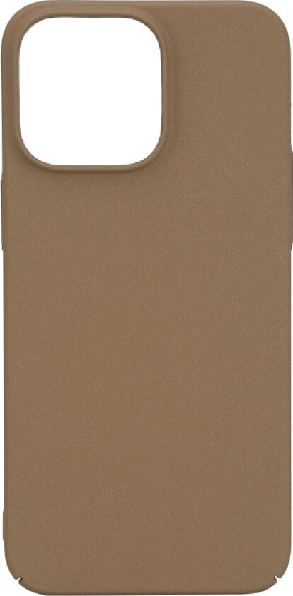 Essentials iPhone 15 Pro Max sand bursted back cover, beige